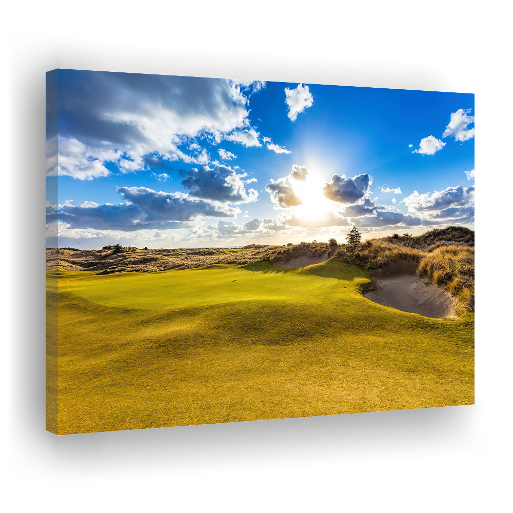 Bandon Trails Golf Course, Hole 18 Fine Art, Golf Art Print,Gifts Golf Lover