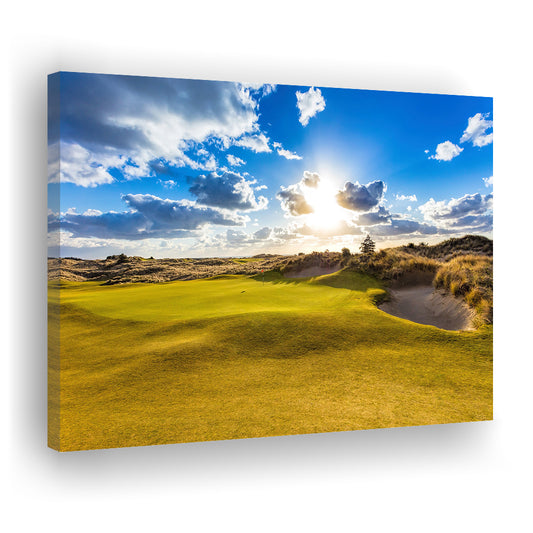 Bandon Trails Golf Course, Hole 18 Fine Art, Golf Art Print,Gifts Golf Lover