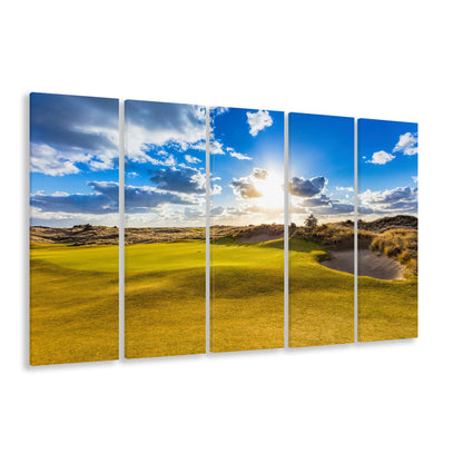 Bandon Trails Golf Course, Hole 18 Fine Art, Golf Art Print, Extra Large Canvas Print Wall Art