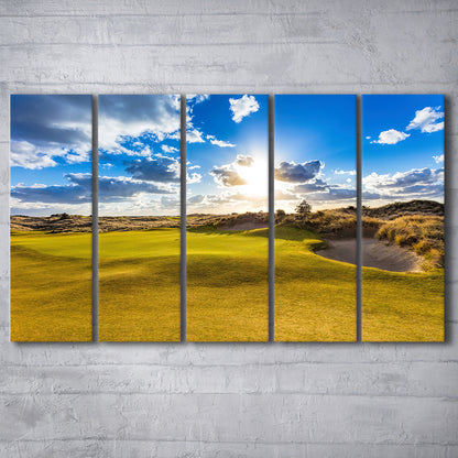 Bandon Trails Golf Course, Hole 18 Fine Art, Golf Art Print, Extra Large Canvas Print Wall Art