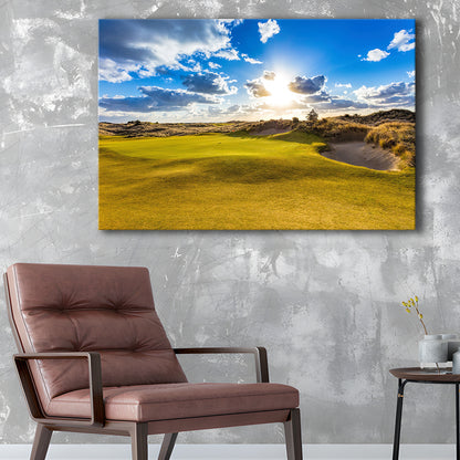 Bandon Trails Golf Course, Hole 18 Fine Art, Golf Art Print,Gifts Golf Lover