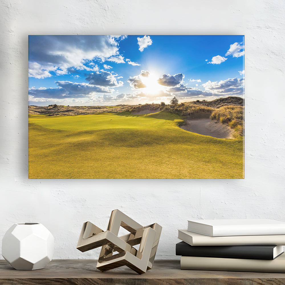 Bandon Trails Golf Course, Hole 18 Fine Art, Golf Art Print,Gifts Golf Lover