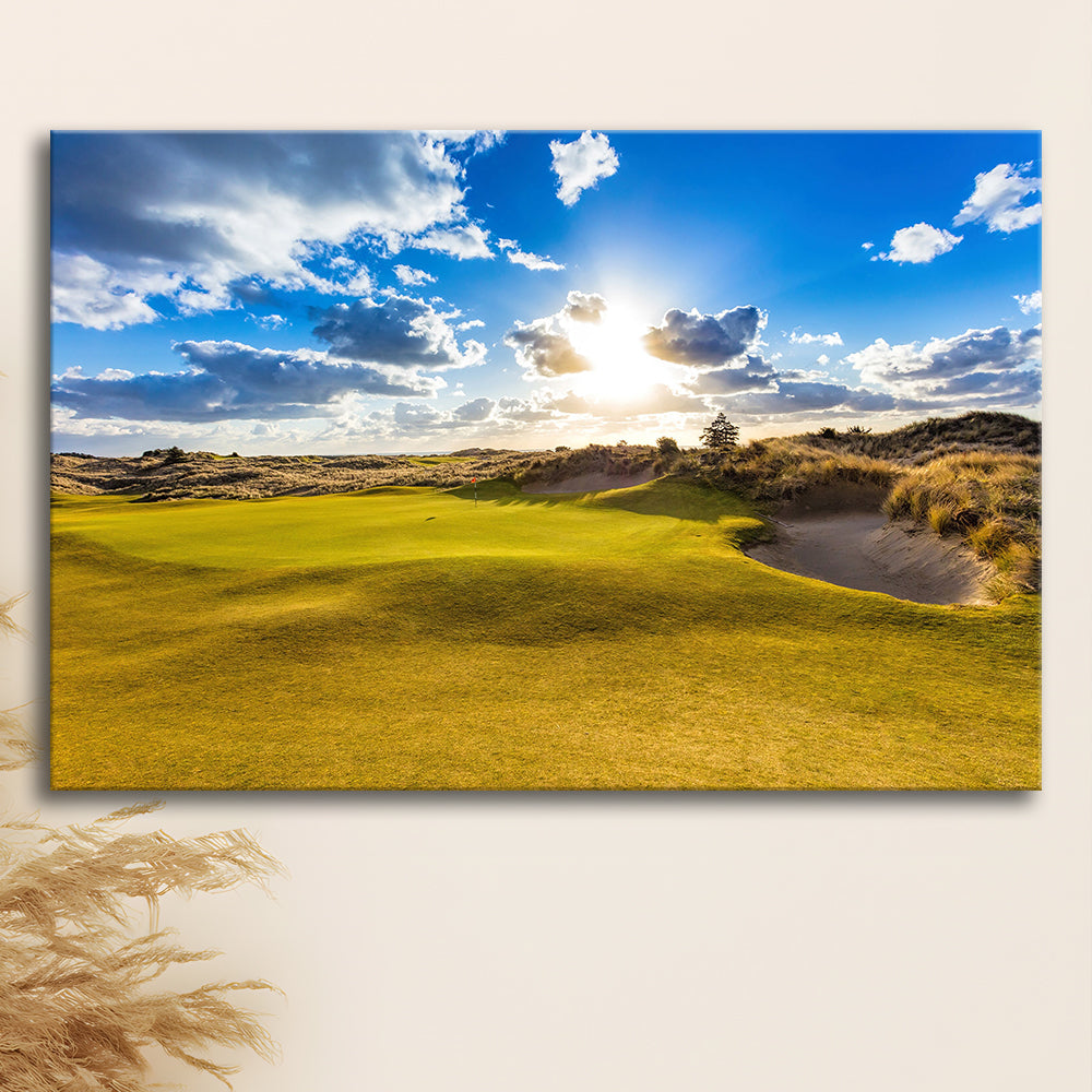 Bandon Trails Golf Course, Hole 18 Fine Art, Golf Art Print,Gifts Golf Lover