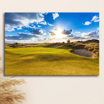 Bandon Trails Golf Course, Hole 18 Fine Art, Golf Art Print,Gifts Golf Lover