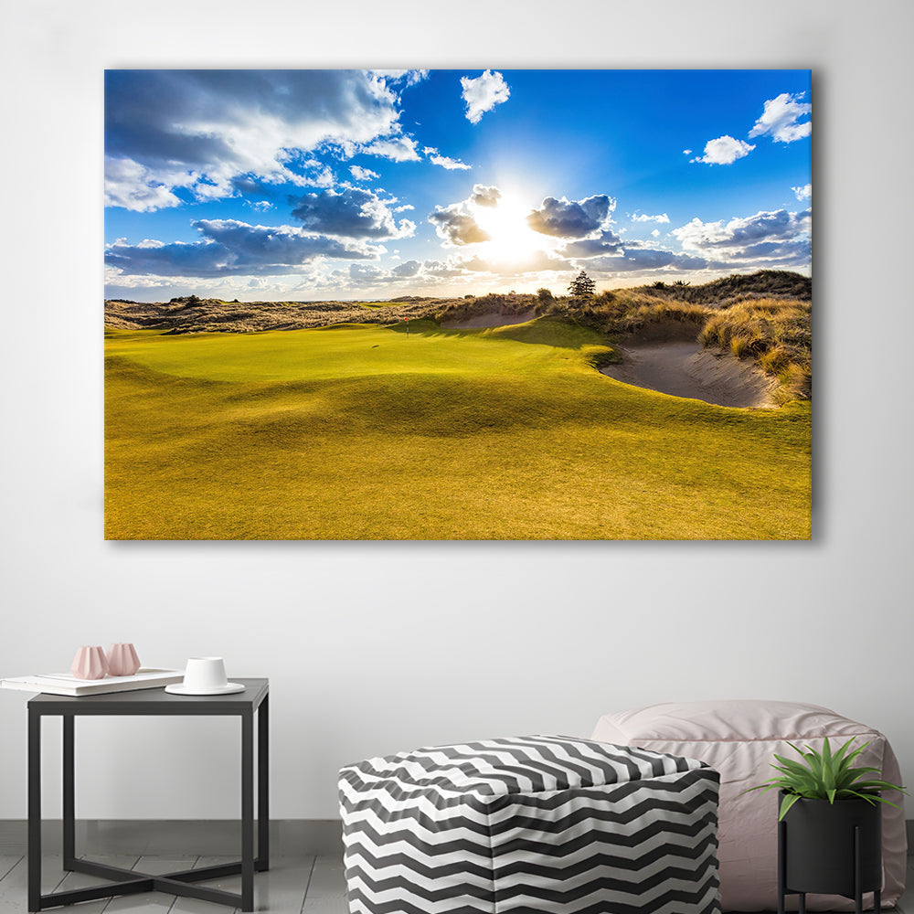 Bandon Trails Golf Course, Hole 18 Fine Art, Golf Art Print,Gifts Golf Lover