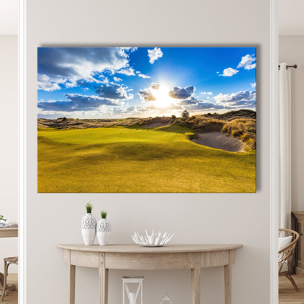 Bandon Trails Golf Course, Hole 18 Fine Art, Golf Art Print,Gifts Golf Lover