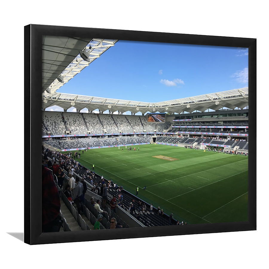 Bankwest Stadium in Australia, Stadium Canvas, Sport Art, Gift for him, Framed Art Print Wall Decor, Picture Framed