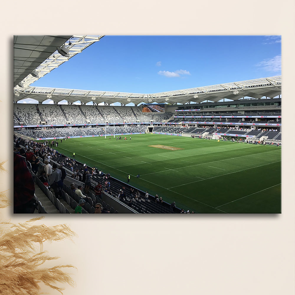 Bankwest Stadium in Australia, Stadium Canvas, Sport Art, Gift for him, Man Cave Decor, Art Print, Canvas Print Wall Art