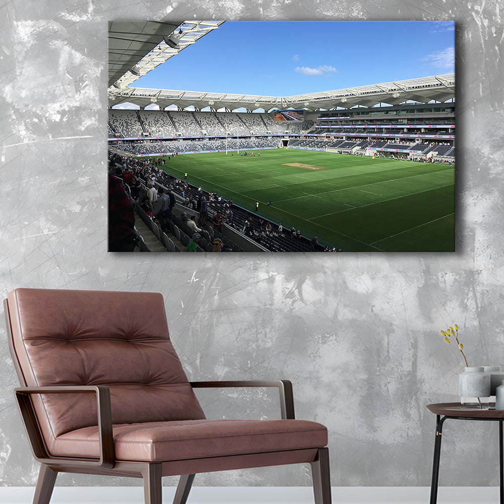 Bankwest Stadium in Australia, Stadium Canvas, Sport Art, Gift for him, Man Cave Decor, Art Print, Canvas Print Wall Art