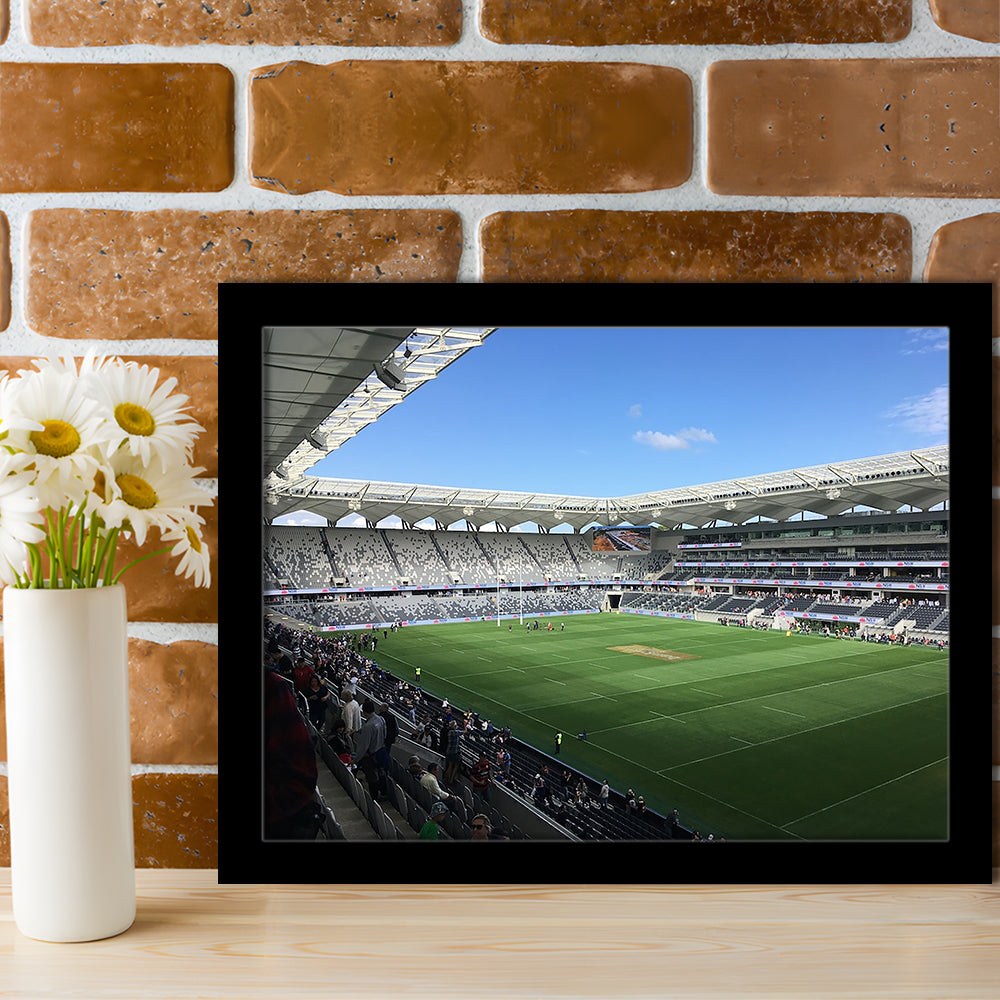 Bankwest Stadium in Australia, Stadium Canvas, Sport Art, Gift for him, Framed Art Print Wall Decor, Picture Framed