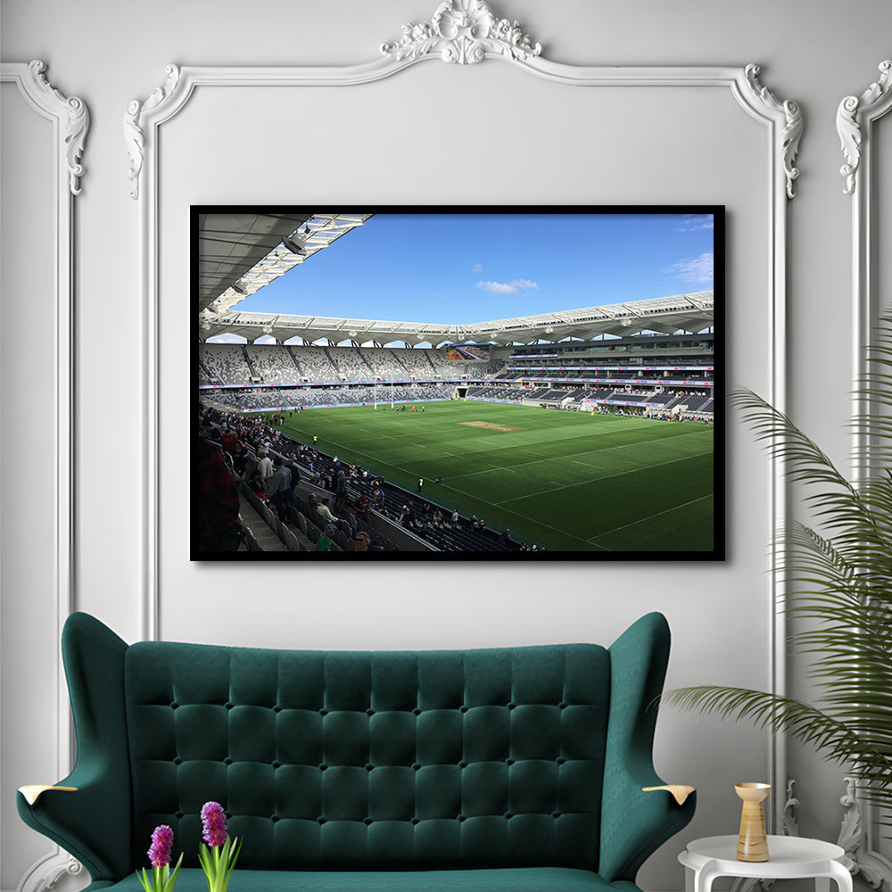 Bankwest Stadium in Australia, Stadium Canvas, Sport Art, Gift for him, Framed Art Print Wall Decor, Picture Framed