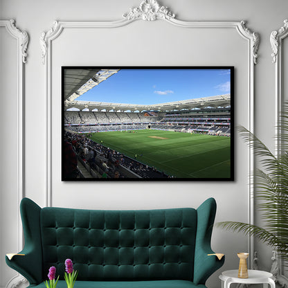 Bankwest Stadium in Australia, Stadium Canvas, Sport Art, Gift for him, Framed Art Print Wall Decor, Picture Framed