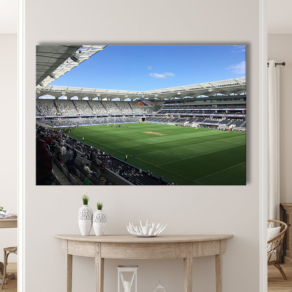 Bankwest Stadium in Australia, Stadium Canvas, Sport Art, Gift for him, Man Cave Decor, Art Print, Canvas Print Wall Art