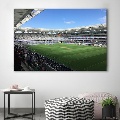 Bankwest Stadium in Australia, Stadium Canvas, Sport Art, Gift for him, Man Cave Decor, Art Print, Canvas Print Wall Art