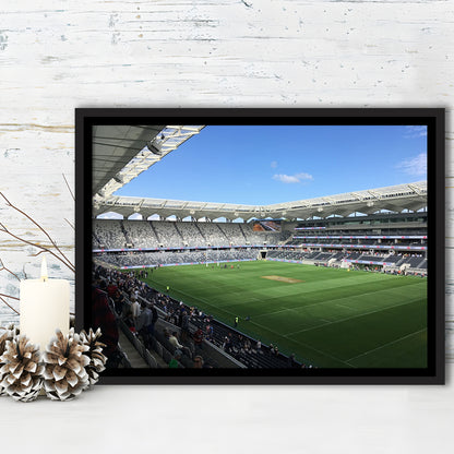 Bankwest Stadium in Australia, Stadium Canvas, Sport Art, Framed Canvas Print Wall Art, Floating Frame