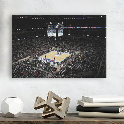 Barclays Center Stadium, Stadium Canvas, Sport Art, Gift for him, Man Cave Decor, Art Print, Canvas Print Wall Art