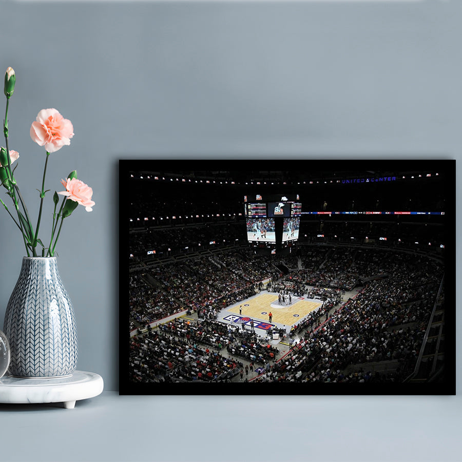Barclays Center Stadium, Stadium Canvas, Sport Art, Gift for him, Framed Art Print Wall Decor, Picture Framed