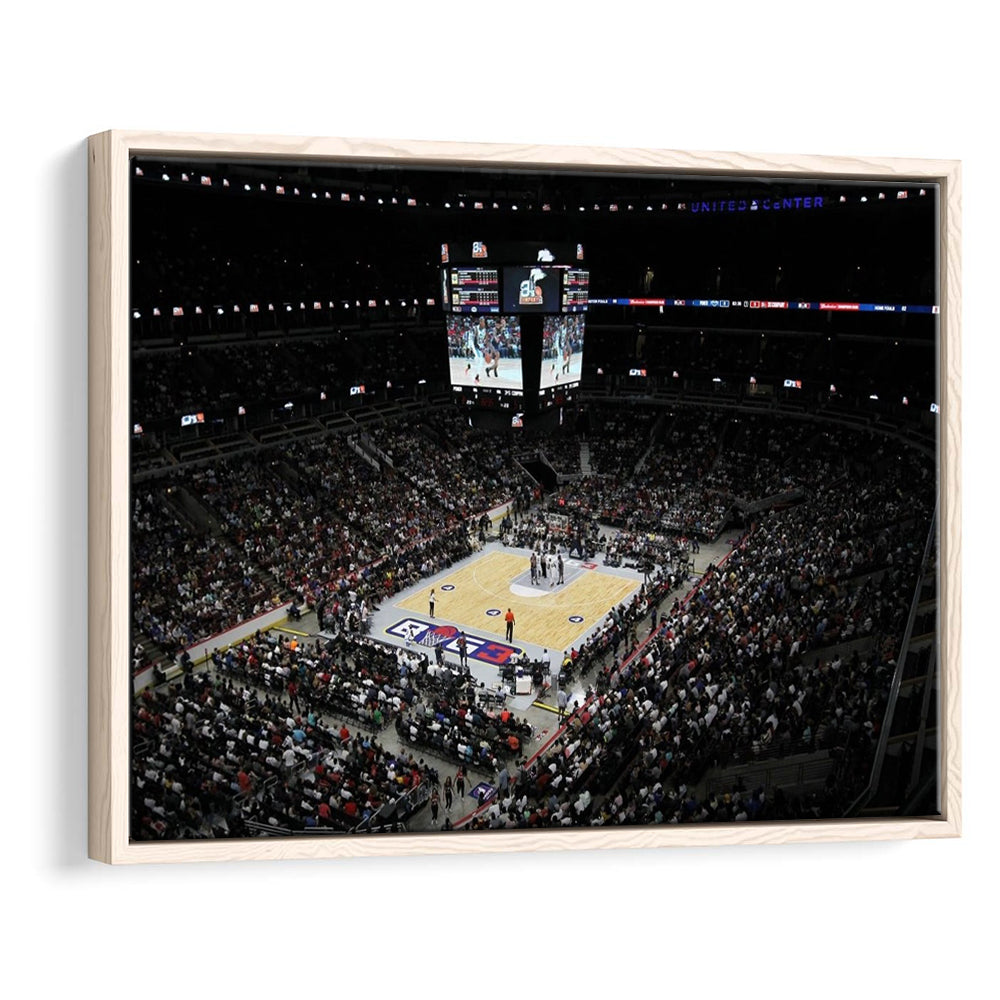 Barclays Center Stadium, Stadium Canvas, Sport Art, Framed Canvas Print Wall Art, Floating Frame