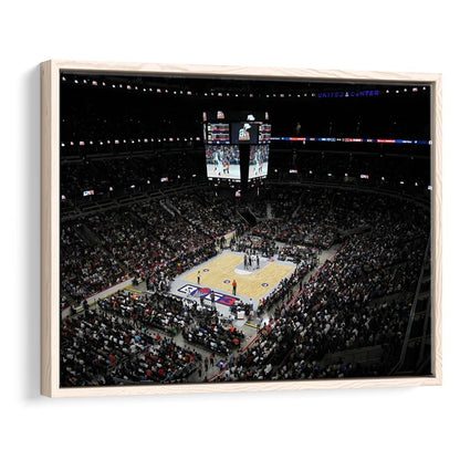 Barclays Center Stadium, Stadium Canvas, Sport Art, Framed Canvas Print Wall Art, Floating Frame