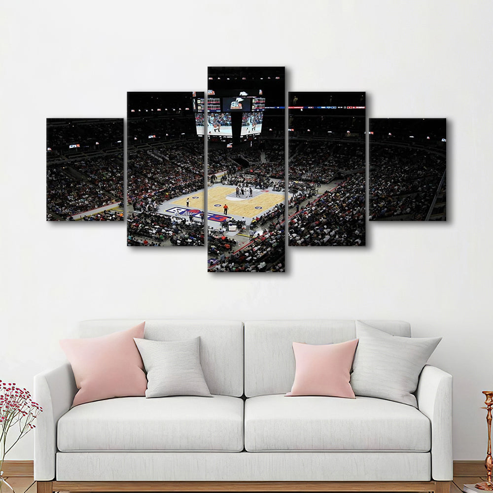 Barclays Center Stadium, Stadium Canvas, Sport Art, Gift for him, 5 Panel, Large Canvas, Canvas Print Wall Art
