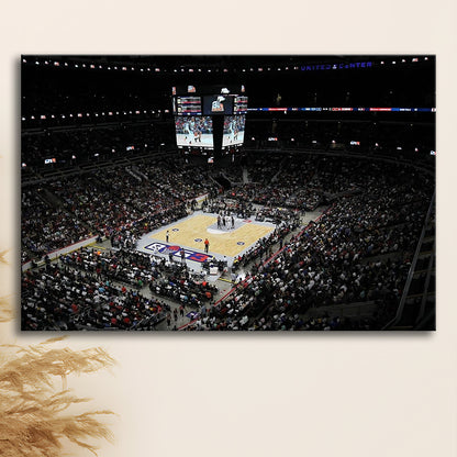 Barclays Center Stadium, Stadium Canvas, Sport Art, Gift for him, Man Cave Decor, Art Print, Canvas Print Wall Art
