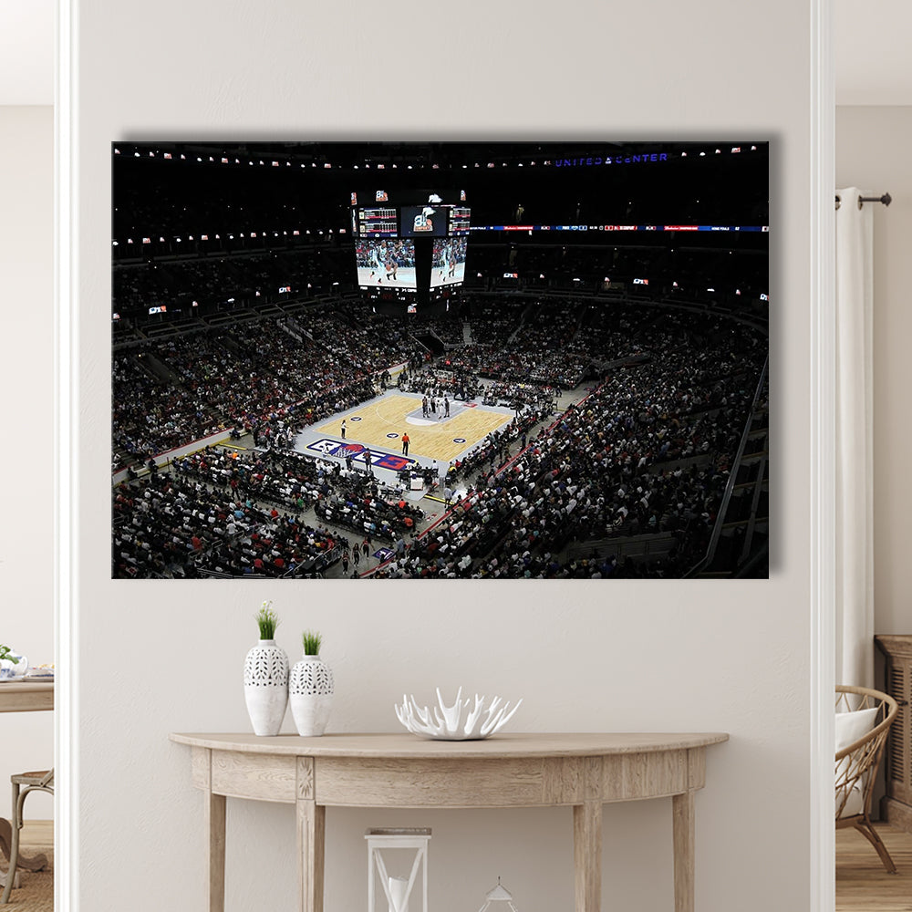 Barclays Center Stadium, Stadium Canvas, Sport Art, Gift for him, Man Cave Decor, Art Print, Canvas Print Wall Art