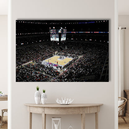 Barclays Center Stadium, Stadium Canvas, Sport Art, Gift for him, Man Cave Decor, Art Print, Canvas Print Wall Art