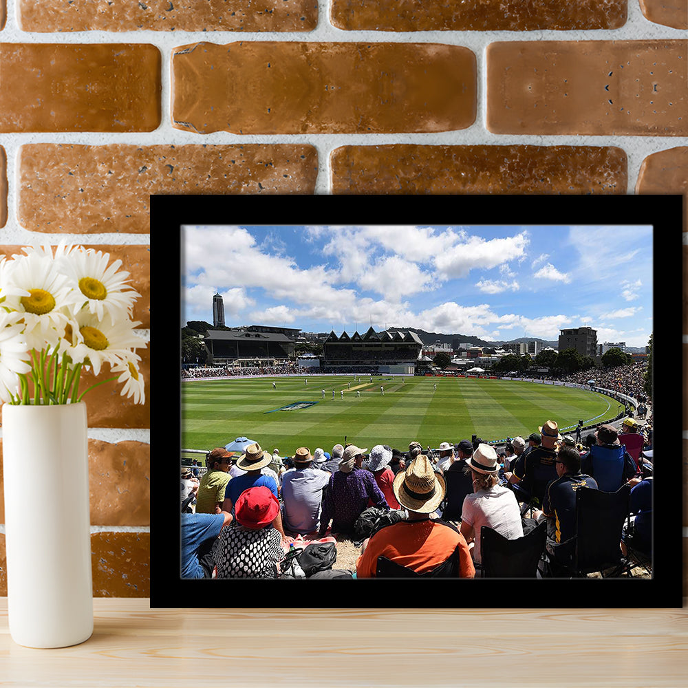 Basin Reserve, Stadium Canvas, Sport Art, Gift for him, Framed Art Print Wall Decor, Picture Framed
