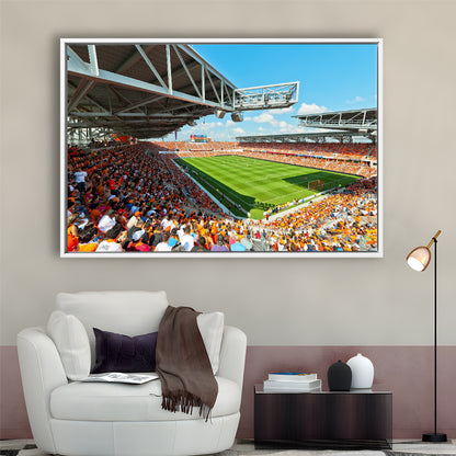 Baum-Walker Stadium, Stadium Canvas, Sport Art, Framed Canvas Print Wall Art, Floating Frame