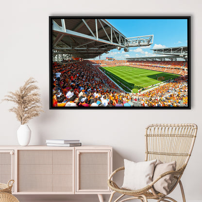 Baum-Walker Stadium, Stadium Canvas, Sport Art, Framed Canvas Print Wall Art, Floating Frame