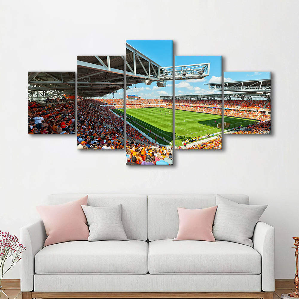 Baum-Walker Stadium, Stadium Canvas, Sport Art, Gift for him, 5 Panel, Large Canvas, Canvas Print Wall Art