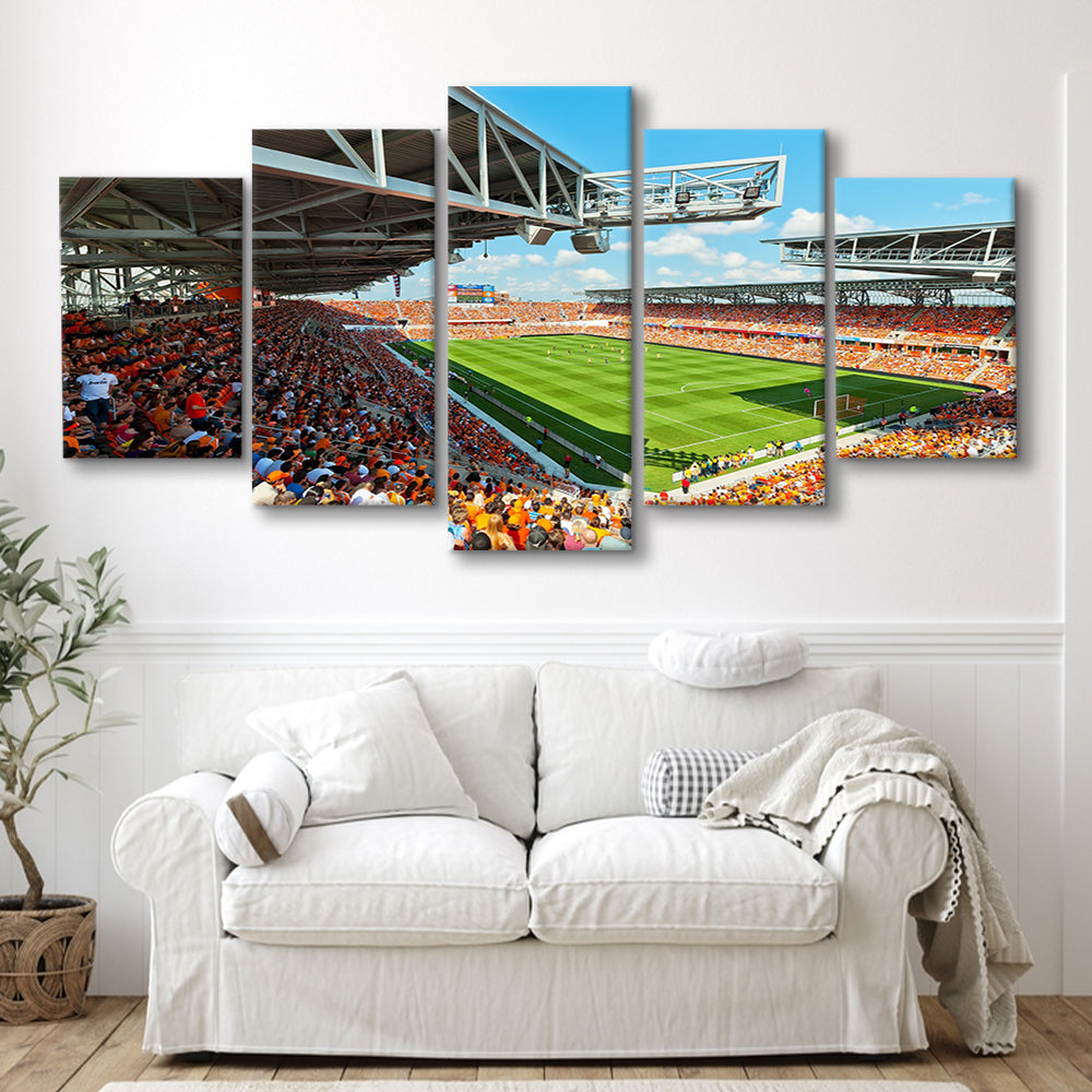 Baum-Walker Stadium, Stadium Canvas, Sport Art, Gift for him, 5 Panel, Large Canvas, Canvas Print Wall Art
