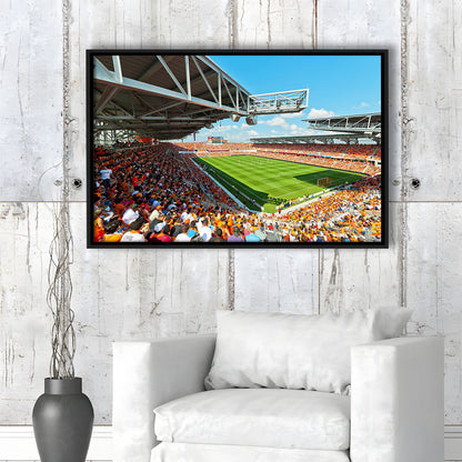 Baum-Walker Stadium, Stadium Canvas, Sport Art, Framed Canvas Print Wall Art, Floating Frame