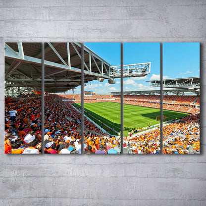 Baum-Walker Stadium, Stadium Canvas, Sport Art, 5 Panel B, Extra Large Canvas, Canvas Print Wall Art