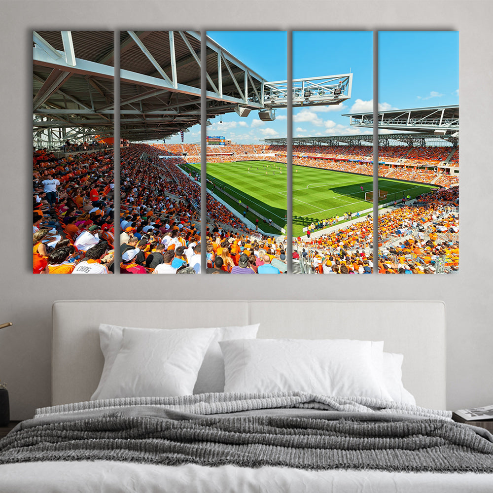 Baum-Walker Stadium, Stadium Canvas, Sport Art, 5 Panel B, Extra Large Canvas, Canvas Print Wall Art