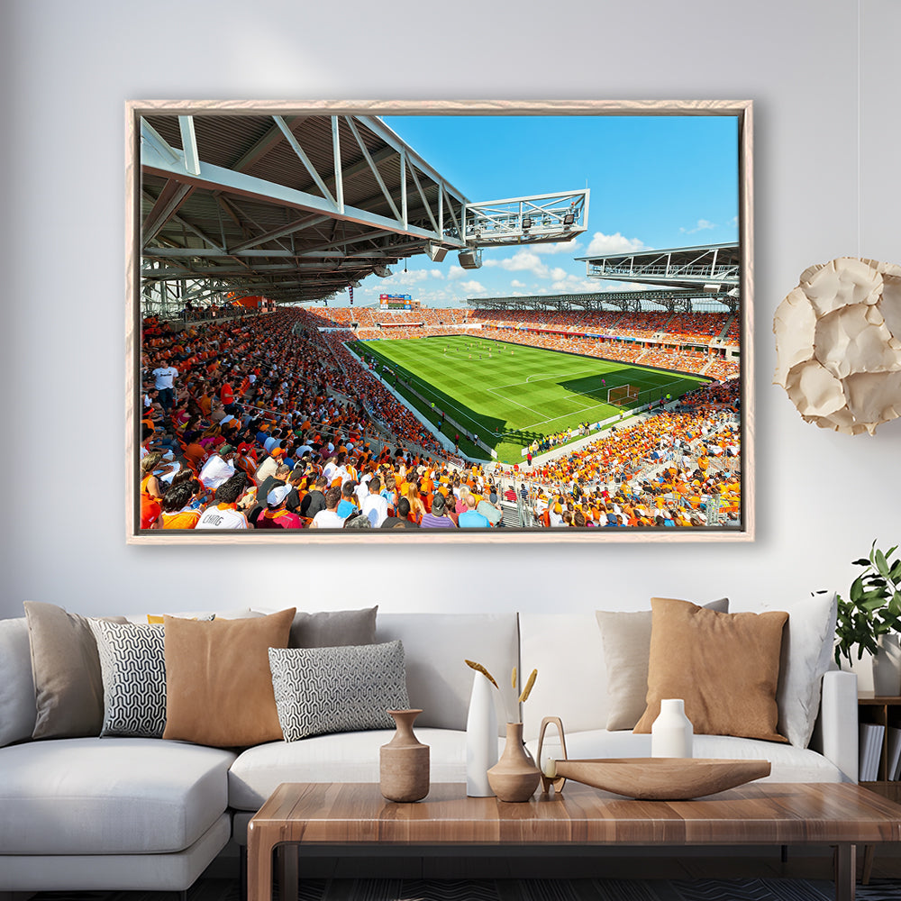 Baum-Walker Stadium, Stadium Canvas, Sport Art, Framed Canvas Print Wall Art, Floating Frame
