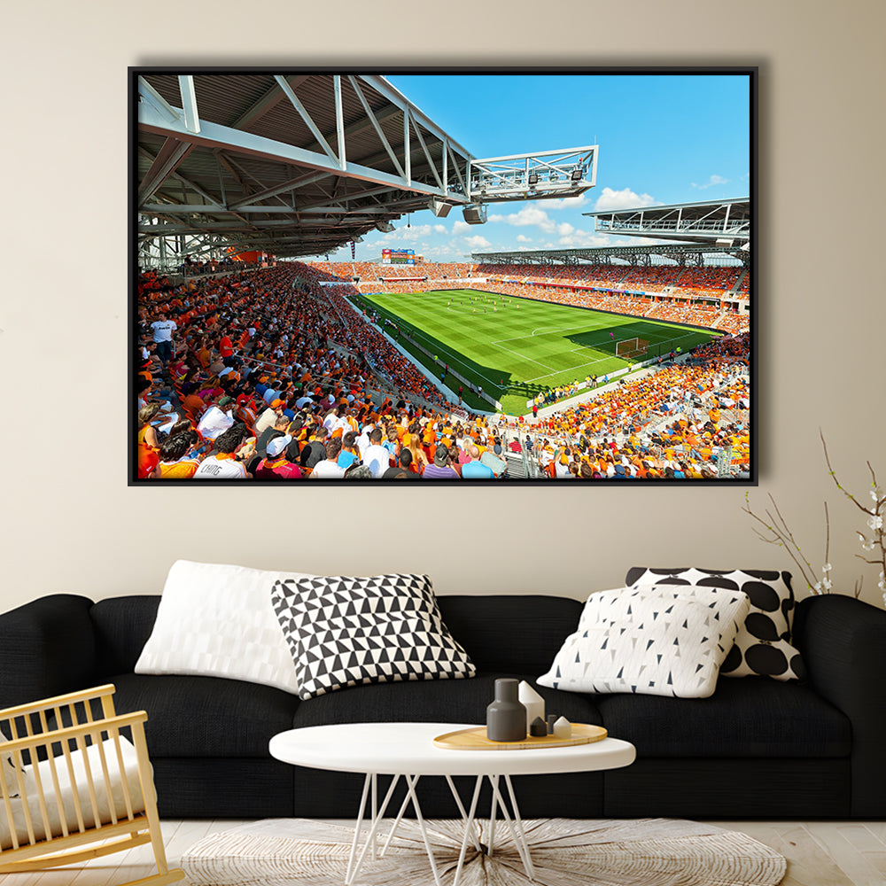 Baum-Walker Stadium, Stadium Canvas, Sport Art, Framed Canvas Print Wall Art, Floating Frame