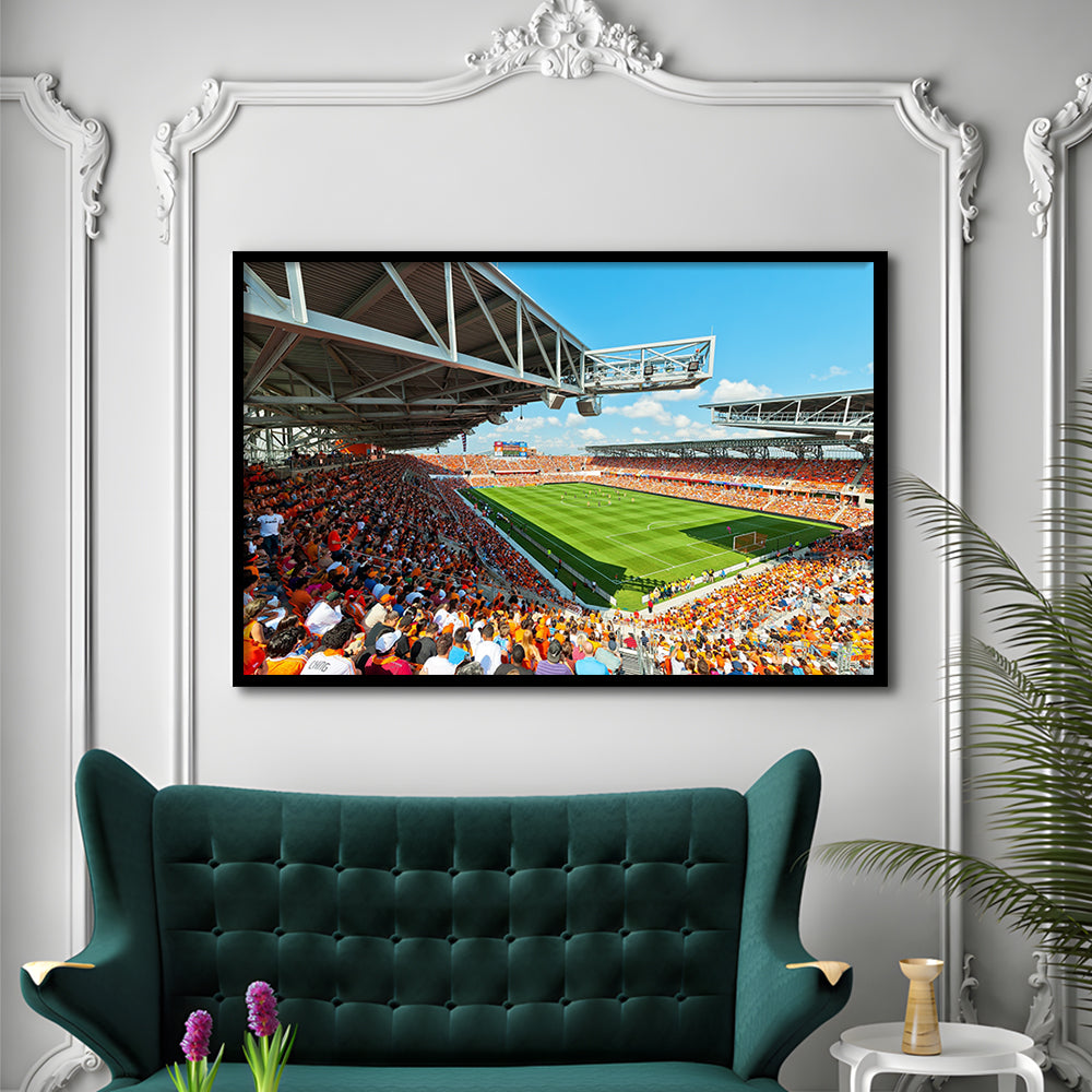 Baum-Walker Stadium, Stadium Canvas, Sport Art, Gift for him, Framed Art Print Wall Decor, Picture Framed