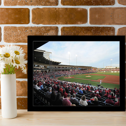 Baum Stadium Crowd, Stadium Canvas, Sport Art, Gift for him, Framed Art Print Wall Decor, Picture Framed