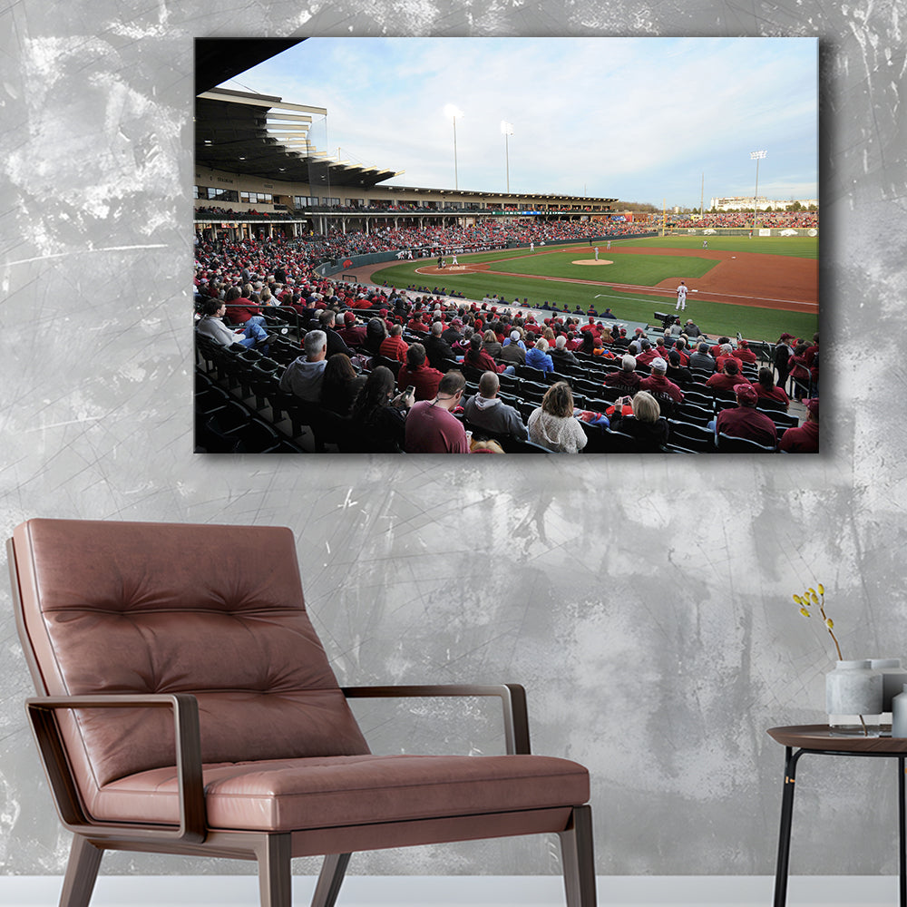 Baum Stadium Crowd, Stadium Canvas, Sport Art, Gift for him, Man Cave Decor, Art Print, Canvas Print Wall Art