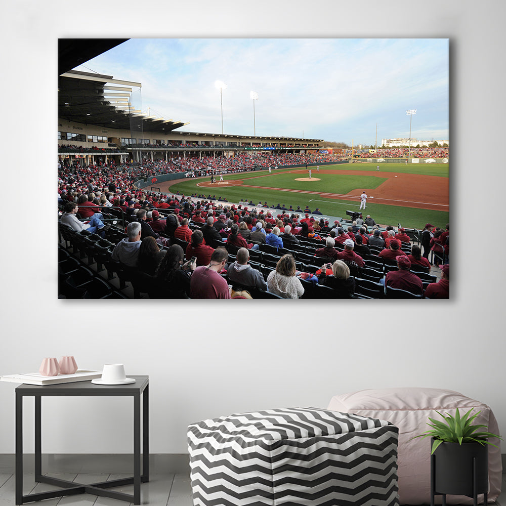 Baum Stadium Crowd, Stadium Canvas, Sport Art, Gift for him, Man Cave Decor, Art Print, Canvas Print Wall Art