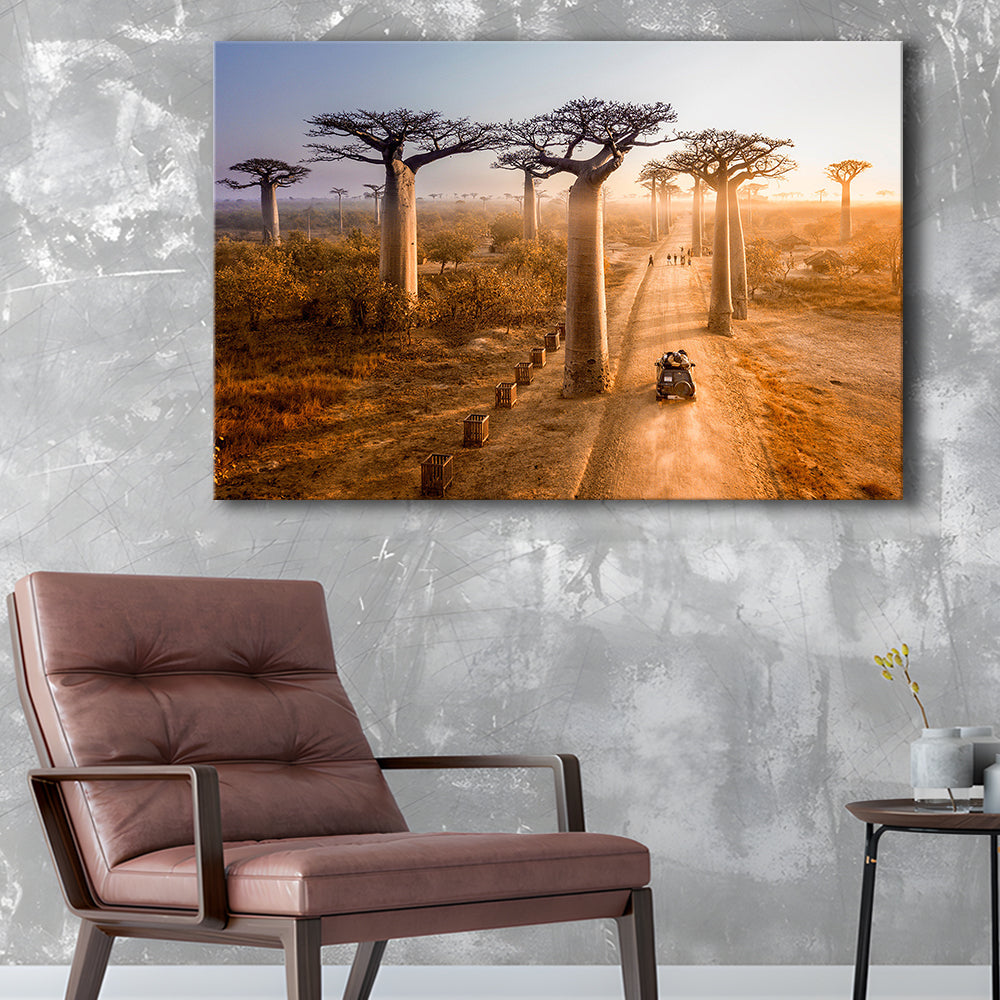 Beautiful Baobab Trees Photo ,Trees Canvas Wall Art, Trees Canvas Wall Decor, Cavas Print Wall Art Hom Decor