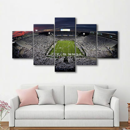 Beaver Stadium, Stadium Canvas, Sport Art, Fan Gifts, 5 Panel, Large Canvas, Canvas Print Wall Art