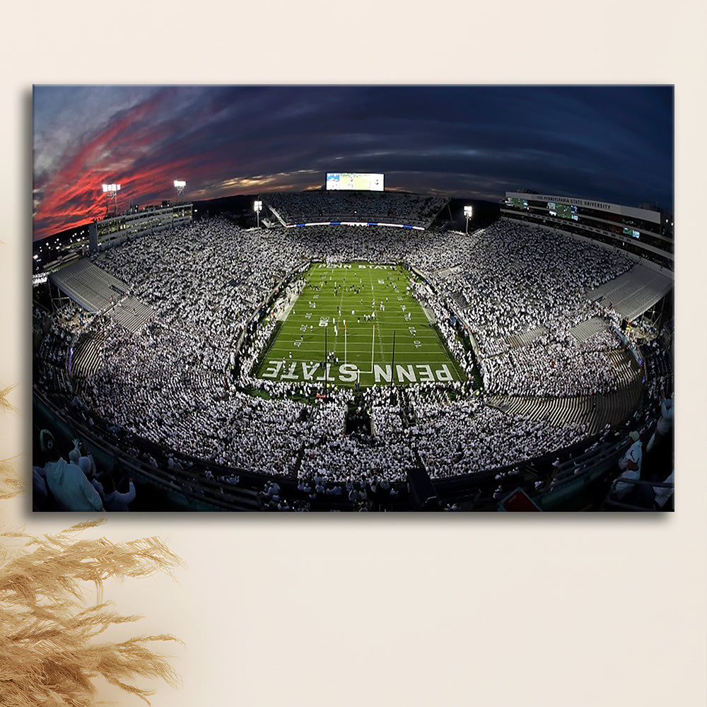Beaver Stadium, Stadium Canvas, Sport Art, Fan Gifts, Man Cave Decor, Art Print, Canvas Print Wall Art