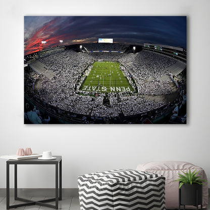 Beaver Stadium, Stadium Canvas, Sport Art, Fan Gifts, Man Cave Decor, Art Print, Canvas Print Wall Art