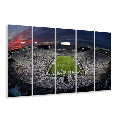 Beaver Stadium, Stadium Canvas, Sport Art, Fan Gifts, 5 Panel B, Extra Large Canvas, Canvas Print Wall Art