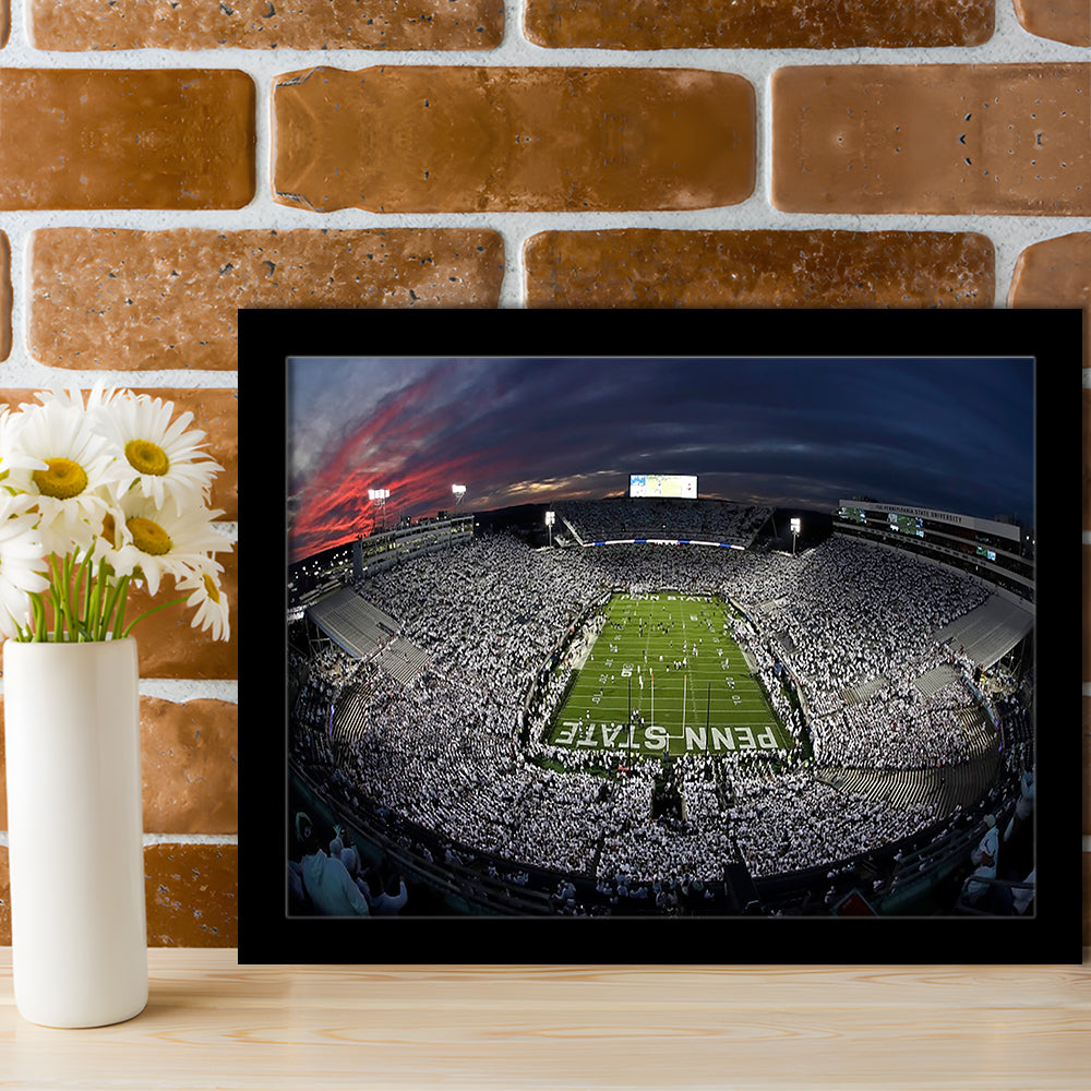 Beaver Stadium, Stadium Canvas, Sport Art, Fan Gifts, Framed Art Print Wall Decor, Picture Framed
