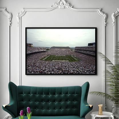 Beaver Stadium, Stadium Canvas, Sport Art, Gift for him, Framed Art Print Wall Decor, Picture Framed