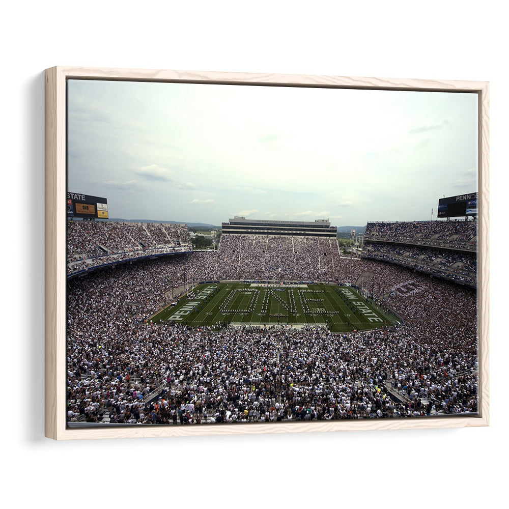 Beaver Stadium, Stadium Canvas, Sport Art, Framed Canvas Print Wall Art, Floating Frame