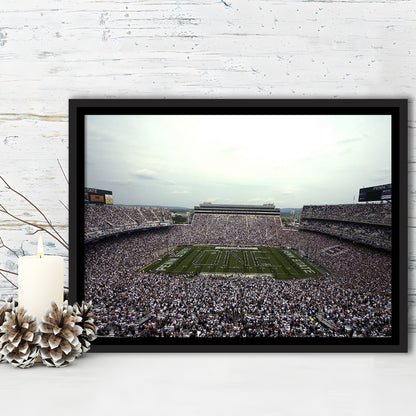 Beaver Stadium, Stadium Canvas, Sport Art, Framed Canvas Print Wall Art, Floating Frame